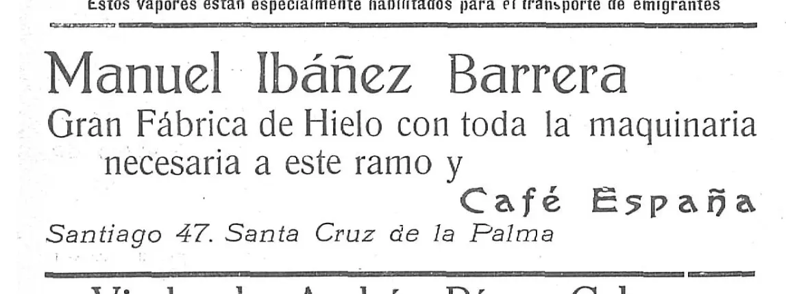 Publicidad Santa Cruz de La Palma.